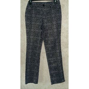Charter Club Textured Patterned Lexington Straight Jeans